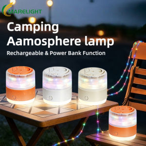 LED Lights Strip Camping Night Light Rechargeable Waterproof 10 Meter Stowable Mood Fairy String Light Gift Home Decoration