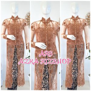 atasan kebaya besan kerah syanghai + longtorso