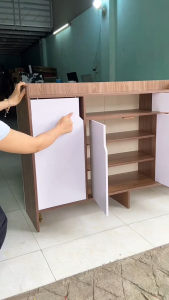 Tặng Tua Vít - Tủ Giày Dép 5 Ngăn Tầng Phụ Cánh Tủ Trắng Phong Cách Gỗ MDF Cao Cấp Có Video HD