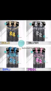 Paket Dekorasi Ulang Tahun Happy Birthday Set 04