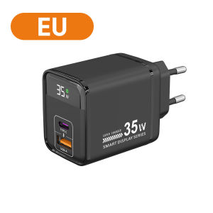 other | PD35W USB Type-c Fast Charger US/EU/Uk Plug Digital Display Phone Wall Charger Power Adapter For iPhone 15 16 17 Huawei Xiaomi
