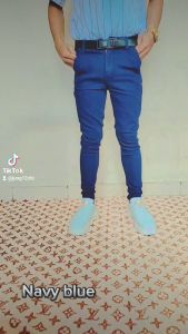 Natabo Celana Jeans Panjang Pensil Cowok Gaul Kekinian Warna Hitam Bahan Tebal Halus Karet Elastis Melar Model Skinny Pensil Bisa Bayar Ditempat COD