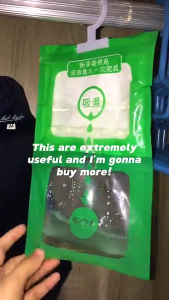 Top Seller HANGING DEHUMIDIFIER ANTI MOLD BAGS 3pcs | Prevents Mold & Mildew Growth | Efficient Humidity Control and Anti Mold Technology | Reduces Excess Moistures | Suitable for Bedroom Car Cabinet | Dehumidification and Effectively Moisture Absorber.