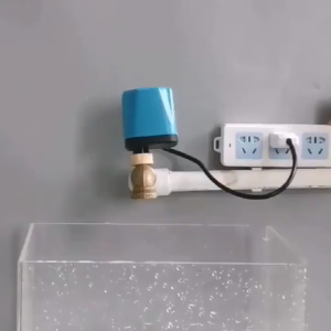 วาล์ว วาล์วฟ้า มอเตอร์วาล์ว บอลวาล์วไฟฟ้า 2 สาย ทองเหลือง Ball Valve ปกติปิด เปิดได้ไม่ต้องอาศัยแ หยุดจ่ายไฟปิดเอง24V-220V