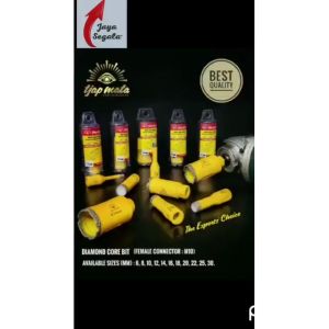 Mata bor granit keramik kaca drat M10 mesin gerinda Diamond Core Bit