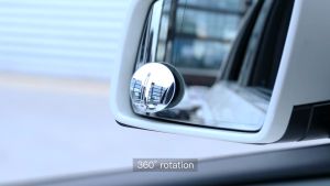 TITIK TIGA Isi 2 Kaca Spion Blind Spot Tambahan Tempel Bulat Cembung Blind Spot Mirror - Kaca Spion Tambahan Mobil dan Motor Blindspot Mirror