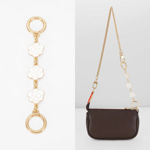 Camellia extension chain bag strap extension chain crossbody bag handbag handle replacement accessories decorative chain