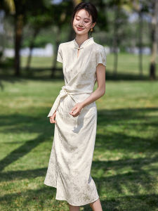 MOHANYIMEI | Chinese Style Slimming Cheongsam Dress Summer New Arrival