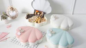 Toples Kue Kering Toples Permen Tempat Snack Sekat Kotak Besar