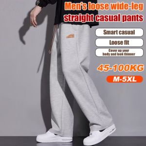Mens casual straight pants Spring and Autumn loose sweat pants