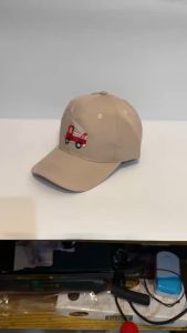 Baru Topi Anak Bordir Fire Truck Hat Baseball Pria Wanita Trandy 2025 Bahan Katun Lembut High Quality
