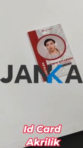 JANKA Id Card Custom Cetak: Kartu Pegawai & Visitor Akrilik
