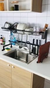 ชั้นวางถ้วยชาม ที่ตากจาน ชั้นวางซิงค์ล้างจาน ชั้นวางของในครัว ชั้นวางจาน ชั้นวางถ้วย ที่คว่ำจาน Rack Kitchen