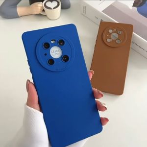 Huawei P60 PRO Premium Quality Liquid Silicone Ultra Thinness Soft Casing Full Protection Cover Sweat Resistant Case