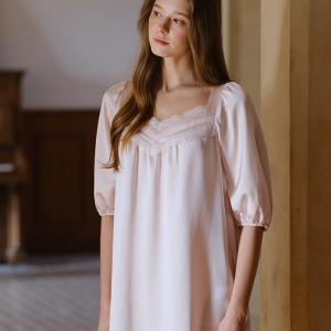 YINSANG | Luxurious French Silk Nightgown 22 Momme