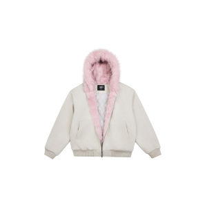 A chock | Suede Thickened Warm Faux Fur Collar Windproof Mens Jacket