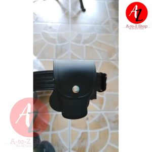 Open Top Polymer Handcuff Pouch Holster Paddle Belt with Lid for Posas