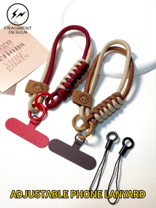 F&D Fashionable Braided Cotton Rope Phone Lanyard with Wristband