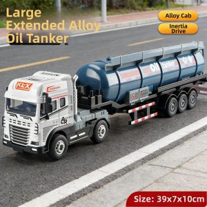Oversized Realistic Alloy Toy Tanker Truck