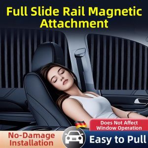 NAIFUNA | Magnetic Sun Shade Curtain for Car Windows Heat Insulation Light Blocking Privacy