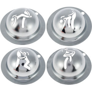 Bộ 4 Khuôn Vẽ Đánh Dấu Bóng Golf Bằng Thép Không Gỉ Dụng Cụ Tự Chế Sáng Tạo Phụ Kiện Golf Dụng Cụ Đánh Dấu Thể Thao Vui Nhộn