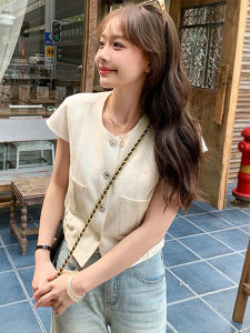 Stylish Short Sleeve Shirt Womens Fashionable Miniature French Style Summer New Arrival Lightweight Luxury Anti-aging Top