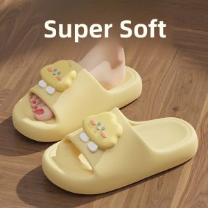 Womens Slippers EVA Thick Bottom Anti-Slip Indoor Outdoor Wearable Summer 2025 New Style Home Bathroom Comfortable Feels