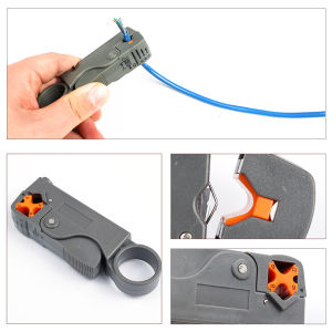 【Free Shipping】Double Blades Tools Wire Stripper Automatic Stripping Multi Tool Stripper Wire Cable Adjustable Double Blades Combination Cutter Pliers