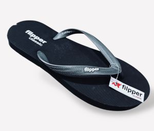 Sandal Filpper - Sandal Jepit Pria / Cowok Rubber Hitam Japit Warna Dewasa Size 39-43