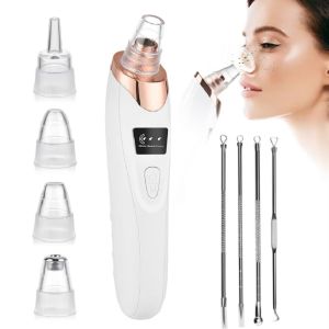 Rechargeable Portable Blackhead Remover Face Vacuum Nose Pore Cleaner Extractor Skin Care Tool
