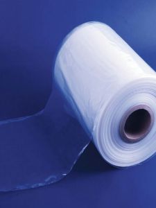 Cylindrical PVC Heat Shrinkable Film 6-45cm Double-Layer Heat Shrinkable Bag Shrink Film Reel Type Width Plastic Packaging Film 0.50kg