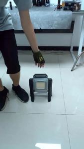 Outdoor Camping Lights 10000mAh Large Capacity Super Bright Multi Purpose Engineering Telescopic Flood Lights 360° Rotation Waterproof Work Lights Household Garage Maintenance Height Adjustable Up To 110cm