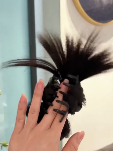 Wig Sanggul Rendah Premium Modern dengan Temperamen (Model Cepol Berekor)