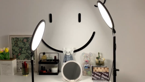 26cm Ring Fill light 3000-6000K Adjustable Brightness and Color Temperature With Tripod Mobile Phone Holder and Crossbar