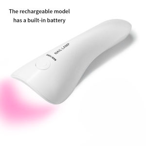 LINMANDA Handheld UV LED Lamp for Nails Drying Lamp Rechargeable Mini Manicure Lamp Nail Dryer For Gel Polish Manicure Tools