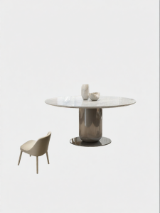 Premium Minimalist Natural Luxury Stone Dreamy Crystal Circular Table
