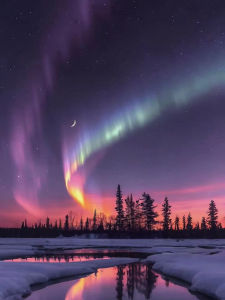 1000Pieces Jigsaw Puzzle Beautiful Northern Lights Night Sky Scene For Adults Perfect For Quiet Evening Activity
