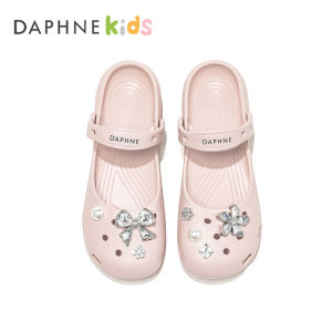Daphne | Dép bít mũi nửa kín đế bằng có thể xỏ chân mang theo hai kiểu cho nữ