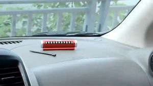 Car Temporary Parking Number Display Dashboard Parking Sign Phone Number Plate Holder Parking Card Sticker Mobile Phone Number Plate Car Accessories Telephone Fon Nombor Telefon Kereta