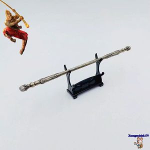 Mô hình Tây Du Ký 2016 ba lần đánh Bạch Cốt Tinh Tôn Ngộ Không Kim Cô bổng kim loại 22cm