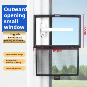 Magnetic Small Door for Fiberglass Mesh Net Magnetic Insect Screen Mosquito Net Window Mesh Window Netting Small Window Small Opener