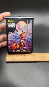 กล่องโลหะ ภาพนิยายวิทยาศาสตร์ เก่า   Marvel Science Fiction August 1951 - Metal Box Vintage