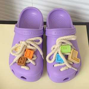 รองเท้าแตะแบบสวมหัวกันลื่นสำหรับฤดูร้อน สไตล์บู๊ทสตรีท สำหรับผู้ชายและผู้หญิง ทรงแบน พื้น EVA รองเท้าแตะแบบสวมหัวแบบสวมหัวแบบมีเชือกผูก