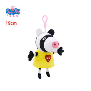 100% Genuine PEPPA PIG Stuffed Soft Doll 19cm Pendant Peppa George Zoe Suzy Rebecca Emily Danny Pedro Dinosaur Plush Toys Gifts