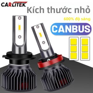 Đèn Pha Ô Tô LED CARLitek Canbus H4 H7 H1 H8 H9 H11 HB3 HB4 9005 9006 Cỡ Nhỏ 6000K Trắng CSP Đèn Sương Mù Dành Cho Xe FLAT RENAULT VOLVO Peugeot Citroen