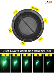 COD CEPAT ABEDOE Helm Las Listrik Otomatis full face Keren Murah Auto Darkening Welding Helmet - 107T4