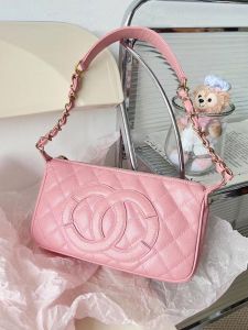 Small Fragrance Style Retro Lychee Pattern Mahjong Underarm Bag Single Shoulder Handbag Womens Bag Medium Size Leather Handbag