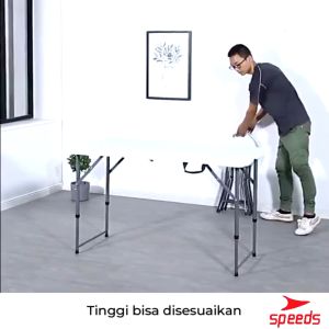 SPEEDS Meja Lipat Kursi Set Serbaguna Untuk Kegiatan Indoor Outdoor Portable Meja Piknik 031-17
