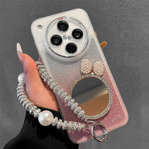 เคส OPPO Find X8 เคส OPPO Find X8 Pro เคสใสแบบรวมทุกอย่างฟิล์มเลนส์นิ่มสายรัดข้อมือกระจกซิลิโคนกันกระแทก