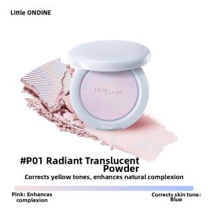 LITTLE ONDINE | Oil-Control Long-Lasting Touch-Up Two-in-One Pressed Powder 3g
